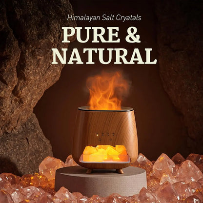 Transform Your Space with the Upgraded Colorful Flame Essential Oil Diffuser – 9-Color LED Aromatherapy & Humidifier Combo for Ultimate Relaxation and Comfort